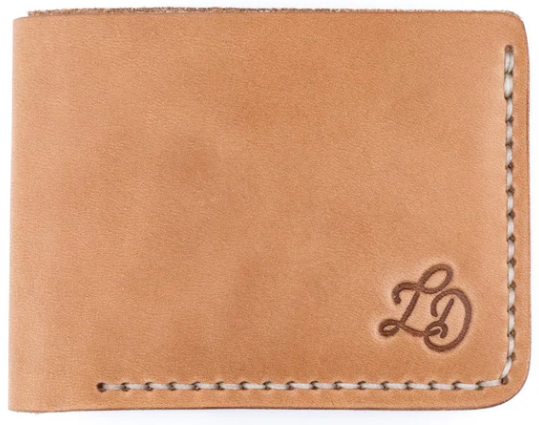 Bifold Leather Wallet - Russet